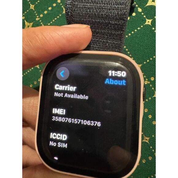 Apple Watch Series 10 46mm Black with Sports Loop - Picture 2 of 6